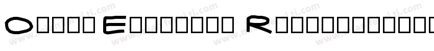 Oscan Expanded Rounded字体转换